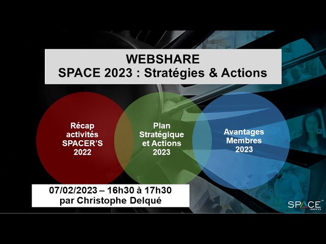 WEBSHARE – Stratégies et actions SPACE 2023