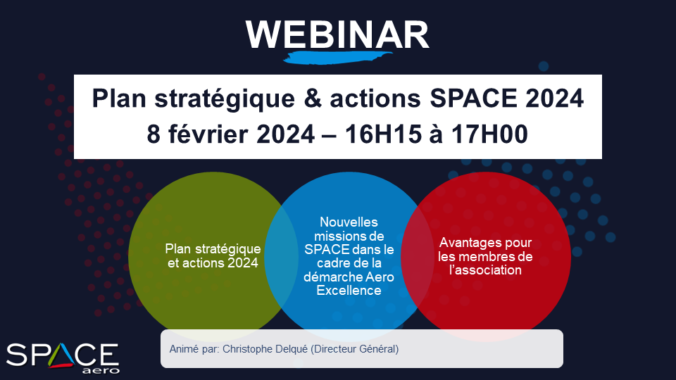 WEBINAR – Plan stratégique & actions SPACE 2024