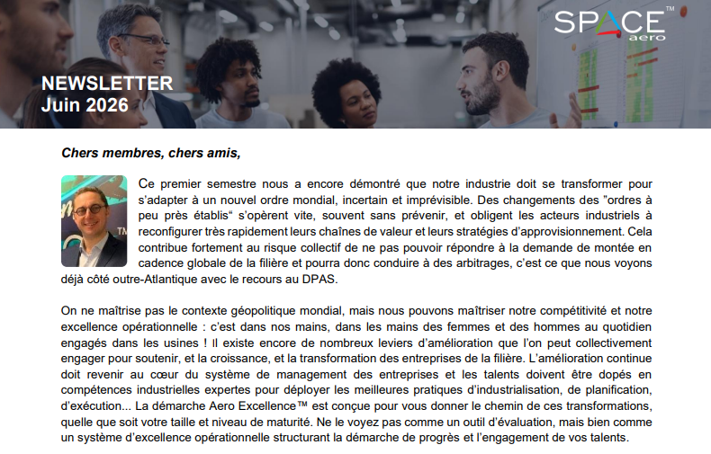 NEWSLETTER – Juillet 2026